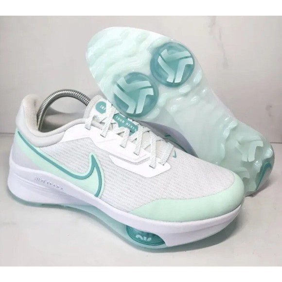 Nike Air Zoom Infinity Tour NEXT% Golf Shoes DC5221-143 White Mint Foam Sz 8.5 - Picture 2 of 12
